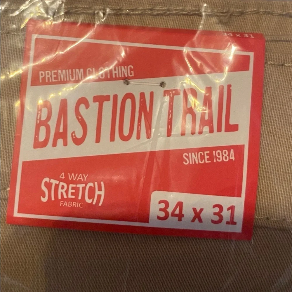 Bastion Trail - NEW - Stretch Khaki Pants. 34x31